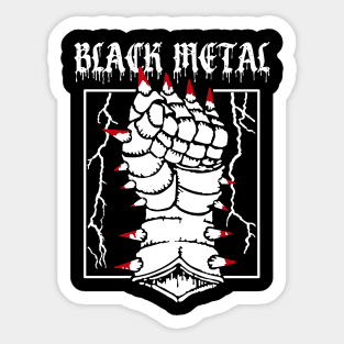 Black Metal Antifa Sticker